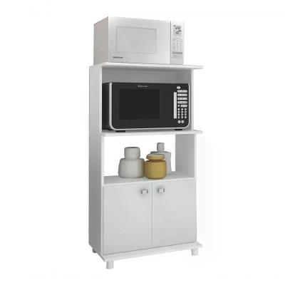 Balcão Para Forno E Microondas Bl3301 Branco Branco