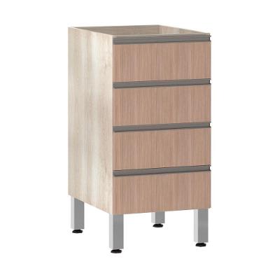 Balcão Sem Tampo 40cm Luci Legno Crem e Cumaru