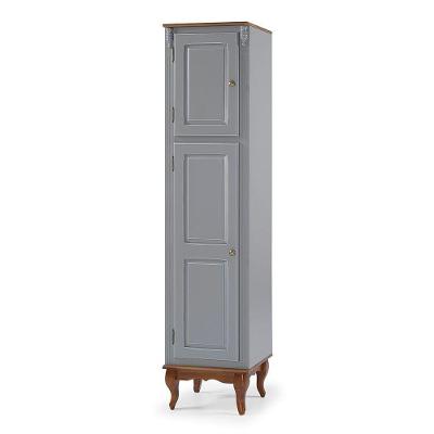 Paneleiro de Cozinha com 2 Portas Laca Cinza