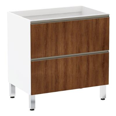Balcão Sem Tampo 80cm Basculante Branco Com
