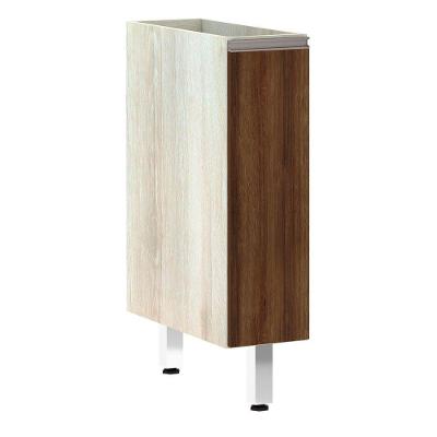 Balcão Sem Tampo 20cm Luci Legno Crema Com