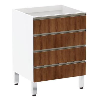 Balcão Sem Tampo 60cm Branco Com