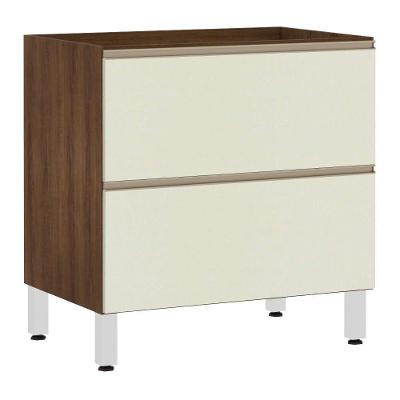 Balcão Sem Tampo 80cm Misto Basculante Jade Com Kashmir