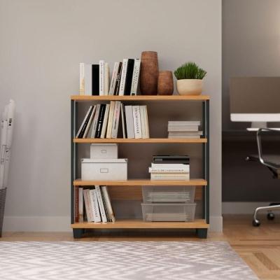 Balcão 4 Prateleiras 89,5 X 29 X 92 Cm Freijó-Preto F23