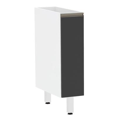 Balcão Sem Tampo 20cm Branco Com Preto Txt
