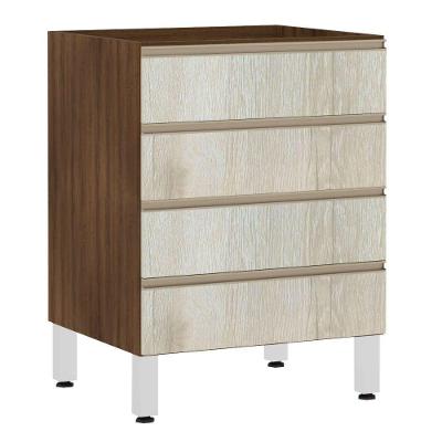 Balcão Sem Tampo 60cm Jade Com Legno Crema