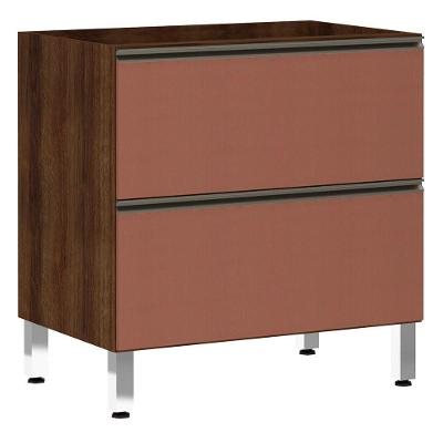 Balcão Sem Tampo 80cm Misto Basculante Jade Com Gaia