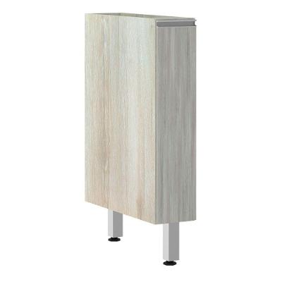 Balcão Sem Tampo 15cm Lis Legno Crem e Concreto