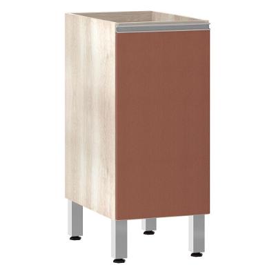 Balcão Sem Tampo 35cm 1 Prateleira Lis Legno Crem e Gaia