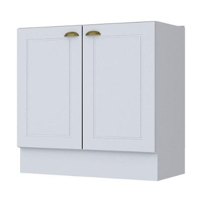 Balcão De Cozinha Henn Americana 80 Cm Sem Tampo 2 Portas - C355-05 Branco