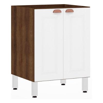 Balcão Sem Tampo 60cm Safir e Branco Pet
