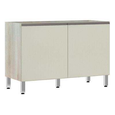 Balcão De Pia Sem Tamp 120cm Luci Legno Crem e Kashmir