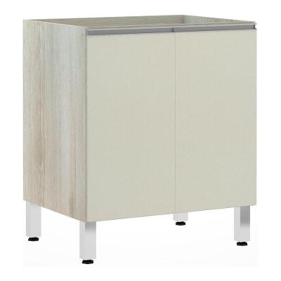Balcão Sem Tampo 70cm Lis Legno Crem e Kashmir