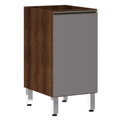 Balcão Sem Tampo 40cm Jade Com Cinza Puro