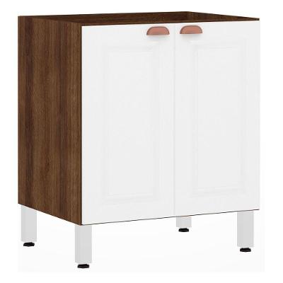 Balcão Sem Tampo 70cm Safir e Branco Pet