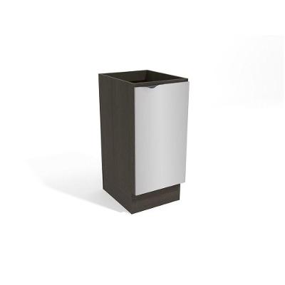 Balcão Gabinete Nox 1 Porta Onix/steel 40cm X 52cm