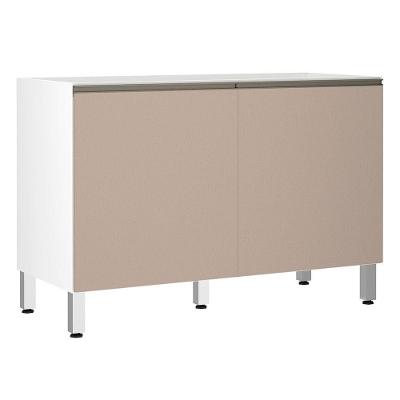 Balcão De Pia Sem Tamp 120cm Branco Com Connect
