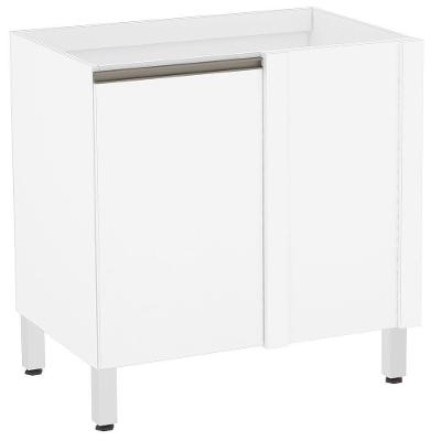 Balcão Sem Tampo Canto Reto 80cm Branco