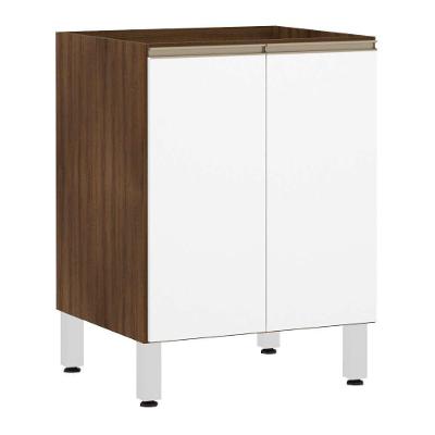Balcão Sem Tampo 60cm Jade Com Branco