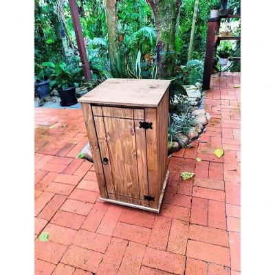 Balcão Para Bebedouro 1 Porta 84x45x42 De Madeira Maciça Móveis Rio Negrinho