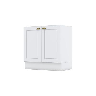 Balcão 02 Portas 80 Cm Amy Branco Hp Casa 812 Branco Hp