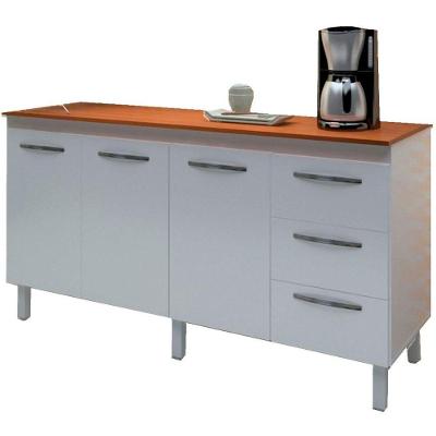 Balcao Com Tampo 160cm 9140x9320 Branco Savana Mobbs Branco Savana