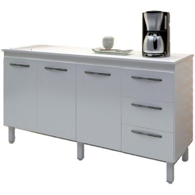 Balcao Com Tampo 160cm 9140x9320 Branco Mobbs Branco