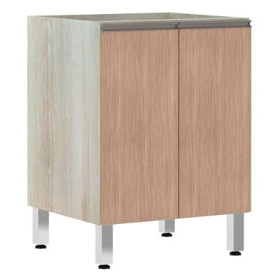 Balcão Sem Tampo 60cm Luci Legno Crem e Cumaru