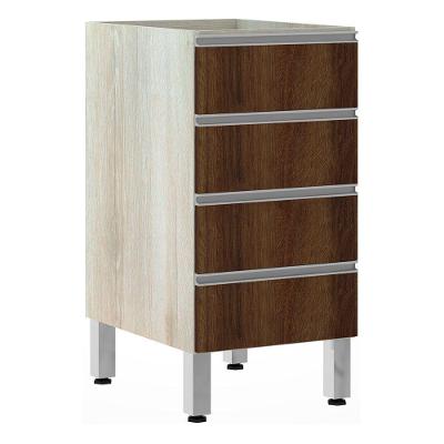 Balcão Sem Tampo 40cm Lis Legno Crema Com