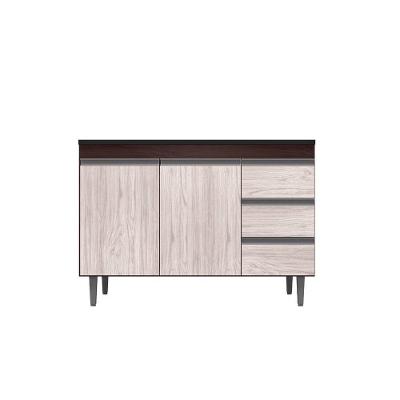 Balcão Gabinete Para Cozinha Andréia 100 Cm Castanha/avelã