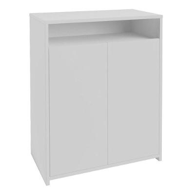 Balcão Home Office 2 Portas Mobile Cool Branco Artany