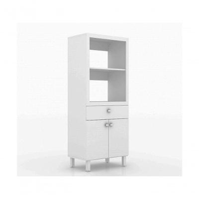 Balcão com 02 Portas Branco Tecno Mobili