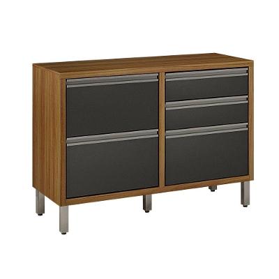Balcão Para Cozinha 1 Porta 4 Gavetas Jade Chf