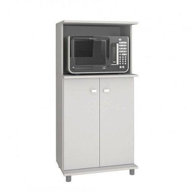 Balcão com 02 Portas Branco Tecno Mobili