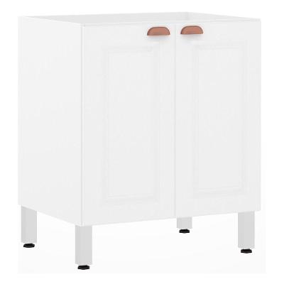 Balcão De Cozinha S/ Tampo 70cm 2 Portas Branco Polar