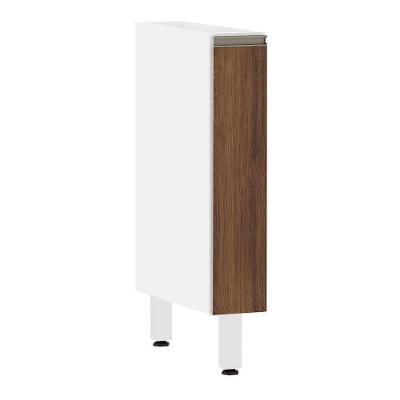 Balcão De Cozinha S/ Tampo 15cm 1 Porta Pérola Branco Polar