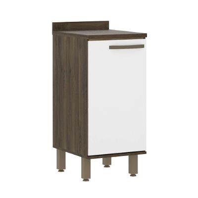 Balcão De Cozinha C/Tampo 40cm 1 Porta 1 Prateleira Sara