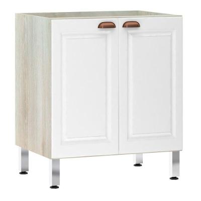 Balcão De Cozinha S/ Tampo 70cm 2 Portas Agatha Legno Crema