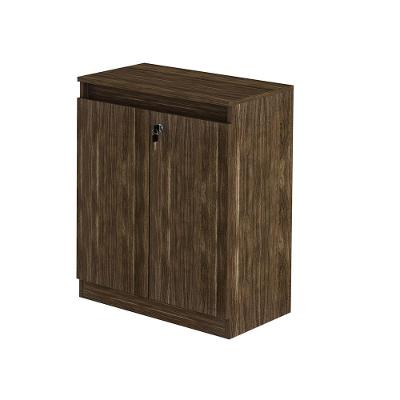 Balcão Com Chave Para Escritório Home Office Me4149 Nogal