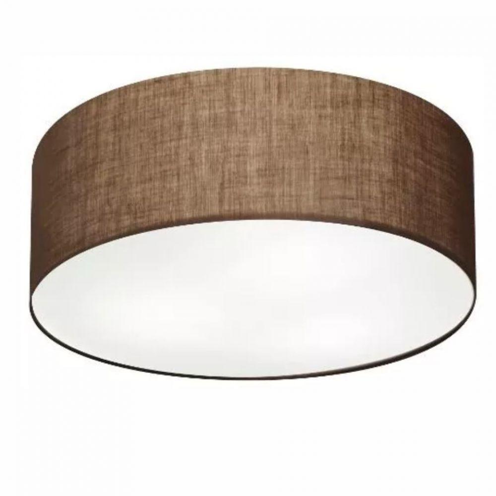 Plafon Cilíndrico Md-3057 55x15cm Café Bivolt - 1