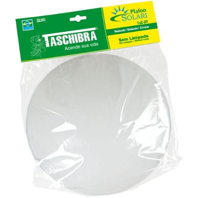 Plafon Solari Redondo Branco Para 2 Lâmpadas E27 Bivolt