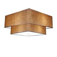 Plafon de Sobrepor Quadrado Cúpula Palha - 2