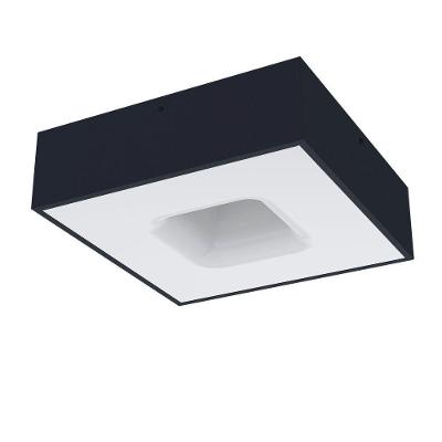 Plafon Taschibra Waffle Led Quadrado Bivolt 6500k Luz Branca Bivolt Preto