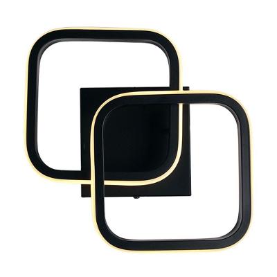 Plafon Taschibra Village Square Led 10w 3000k Luz Amarela Bivolt Preto