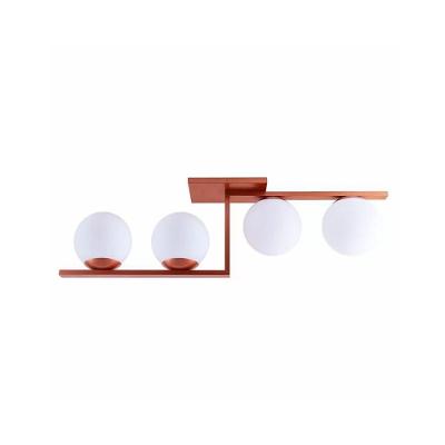 Luminária Plafon Moderno Startec Havana Globo 4xe27 Cobre Bivolt