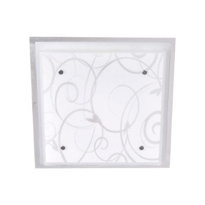 Plafon Taschibra Angra 25cm Quadrado Branco E27 Bivolt