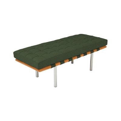 Banco Capri Barcelona 1,80M Linho Verde Cor Verde