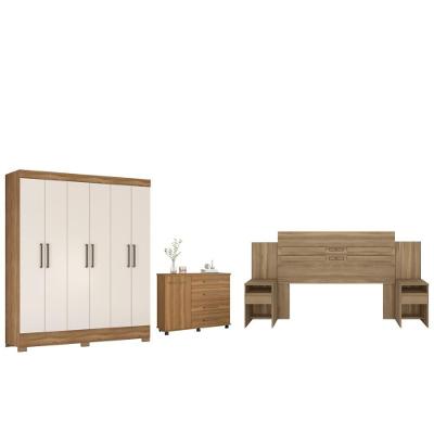 Jogo De Quarto De Casal Completo Vicente Amendola Off-white