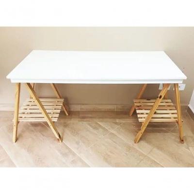 Cavalete Para Apoio Mesa Bancada C/ Estrado Pinus 100cm