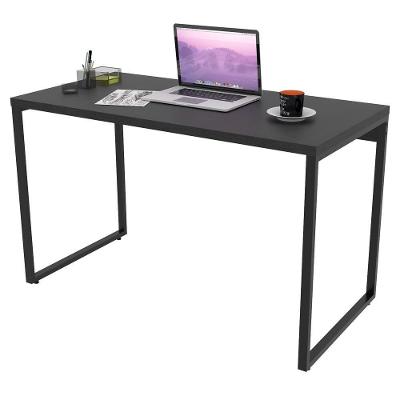 Mesa De Escritório Office 120cm Prisma C08 Preto Onix
